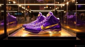 Kobe shoes on display