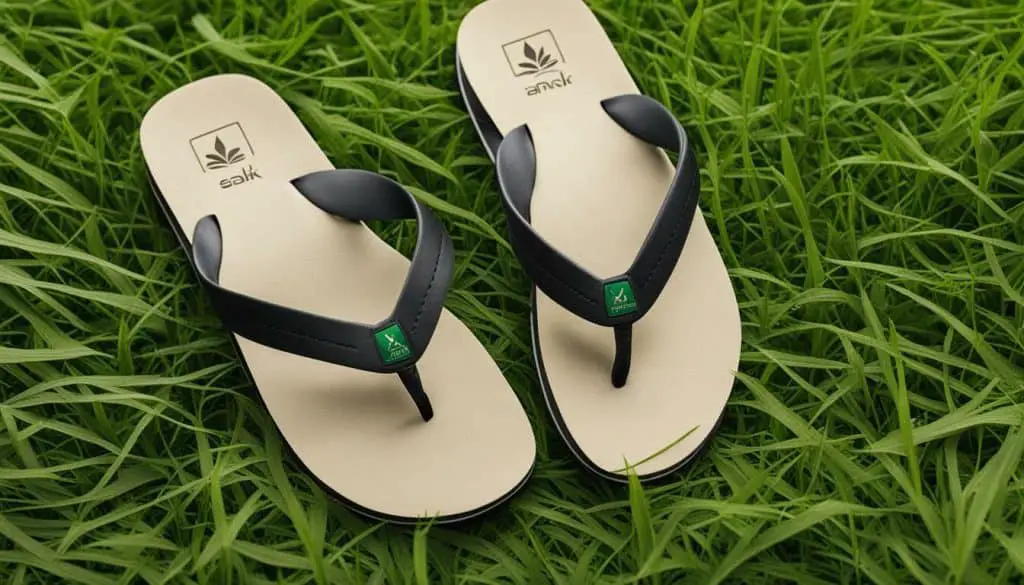 Sanuk Flip Flops made with sustainable materials