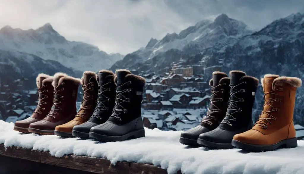 height options for winter boots