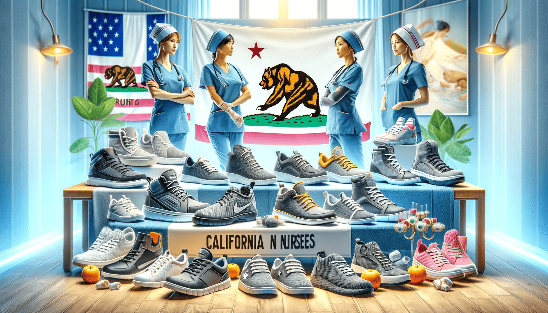Nursing Shoes for California Nurses