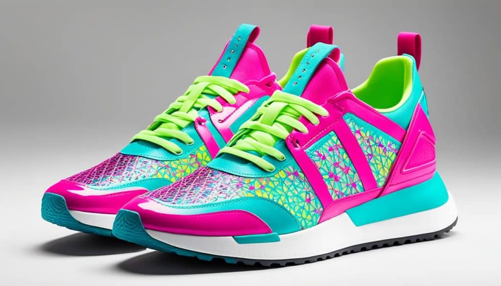Bright-Colored Sneakers