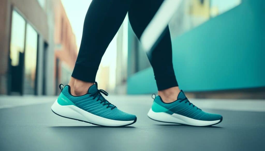 flat footed trainers