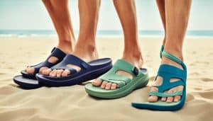 Comparing OOFOS Sandals for Men and Women