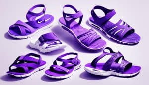Purple Nike Sandals