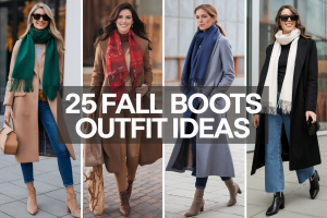 25 Stylish Fall Boots Outfit Ideas You Need to Try