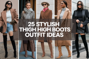 25 Stylish Thigh High Boots Outfit Ideas