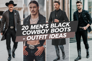 Ways to Wear Black Cowboy Boots for Men