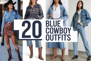 Outfit Ideas Featuring Blue Cowboy Boots