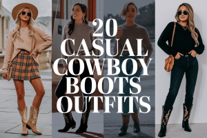 casual cowboy boots outfits