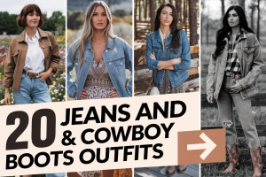 jeans and cowboy boots outfits