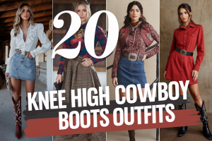 Outfits to Rock Knee-High Cowboy Boots