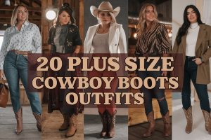 Plus-Size Cowboy Boot Outfit Ideas