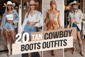 light tan cowboy boots