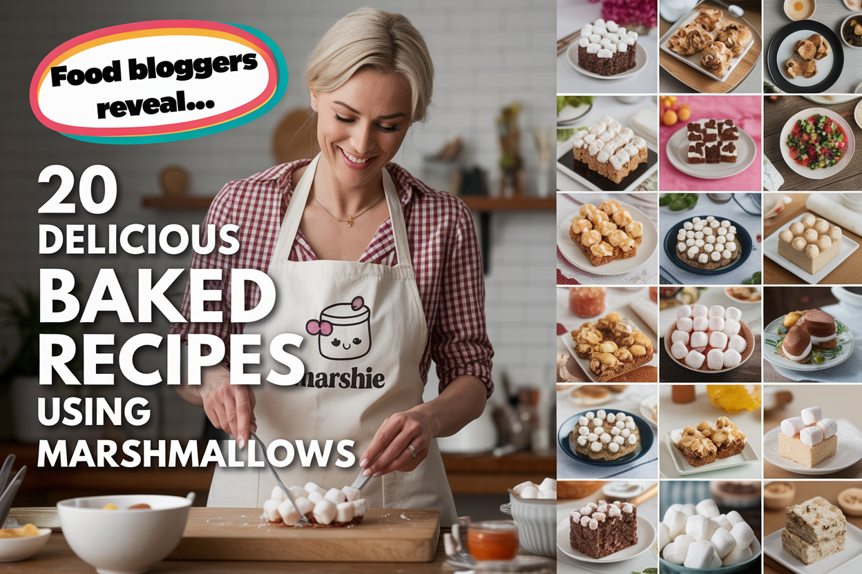 20 Delicious Baked Recipes Using Marshmallows
