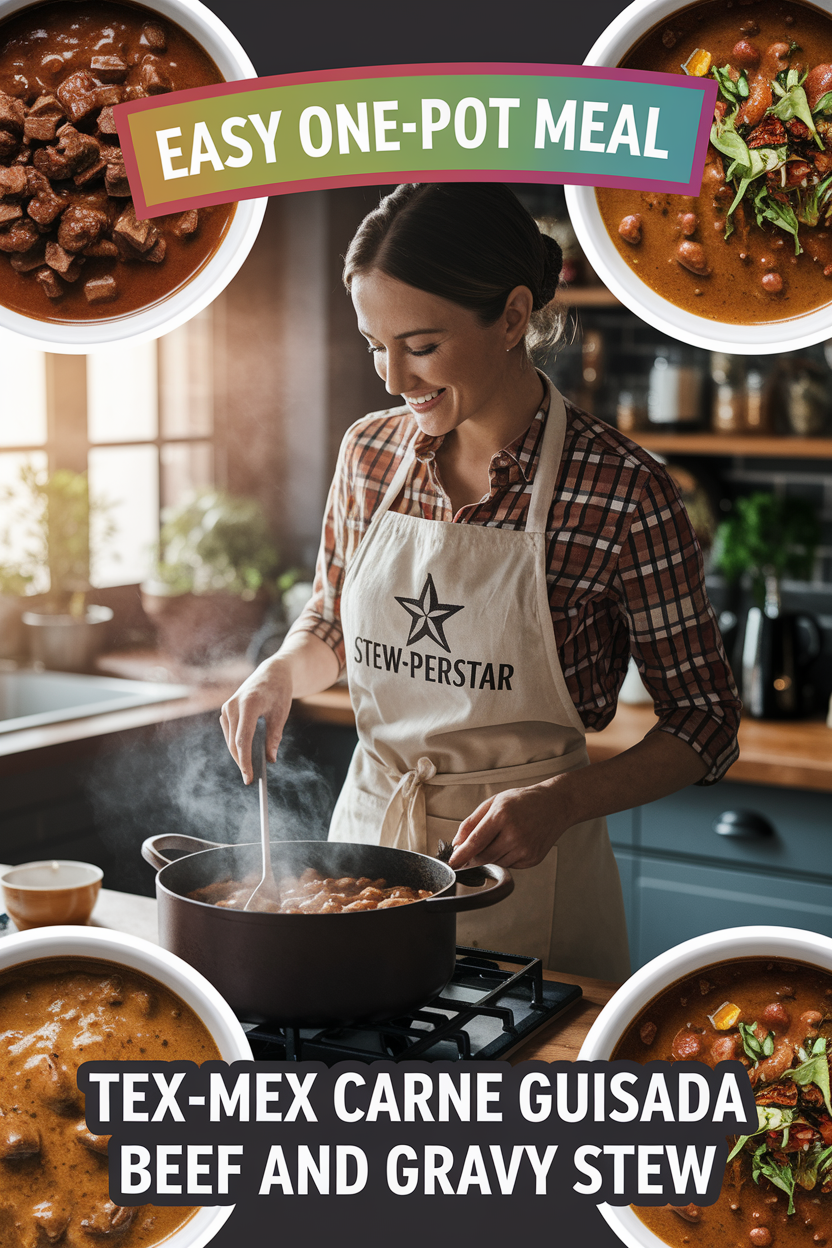 Tex-Mex Carne Guisada - Beef and Gravy Stew