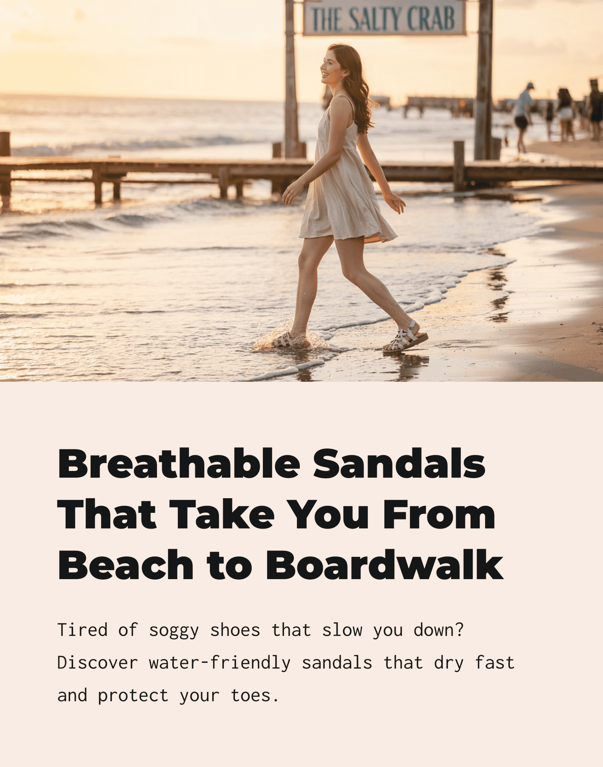 ditch blisters, keep traction on rain-slick streets, and still look cute in that sunset pic. Let's explore 7 of the best breathable sandals...