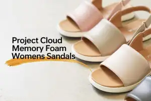 Project Cloud Memory Foam Slingback Womens Sandals