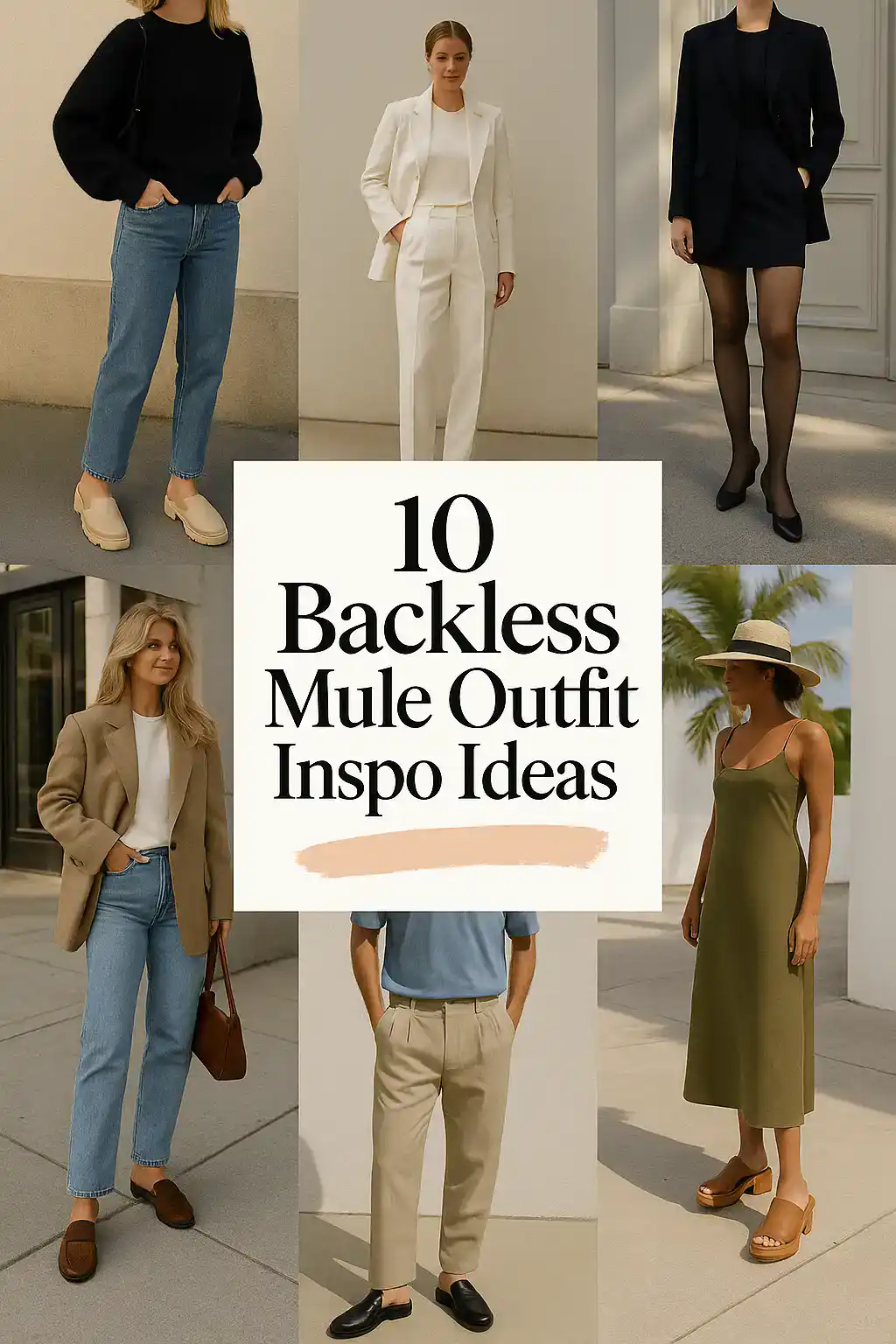 Backless Mule Outfit