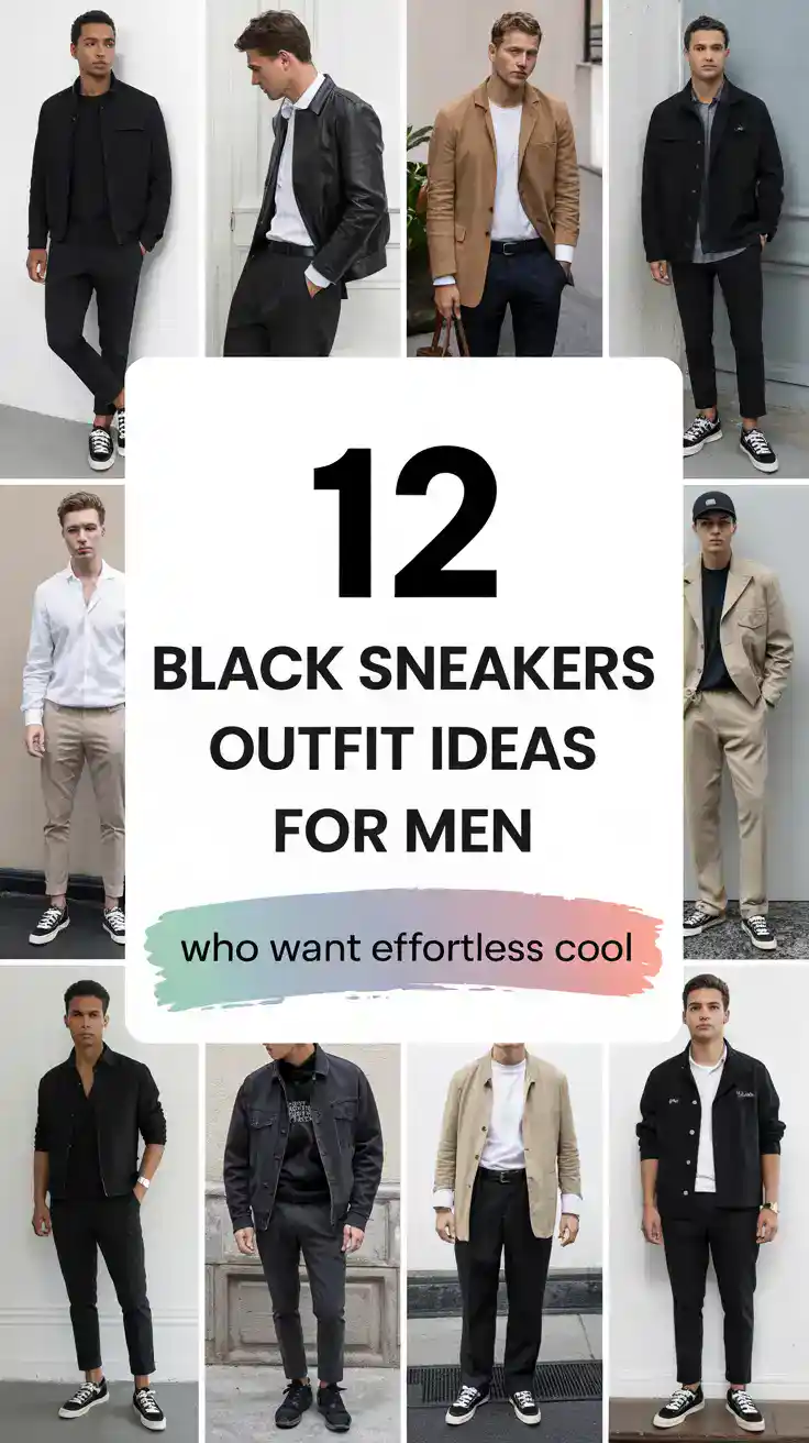 Black Sneakers Outfit