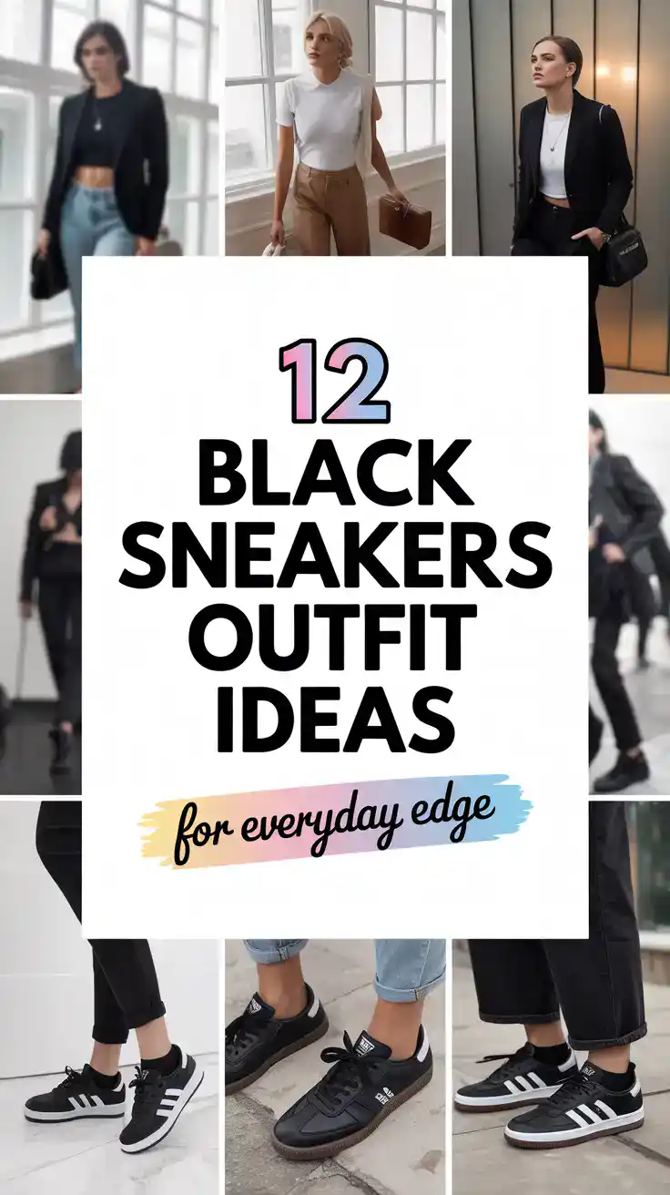 Black Sneakers Outfit