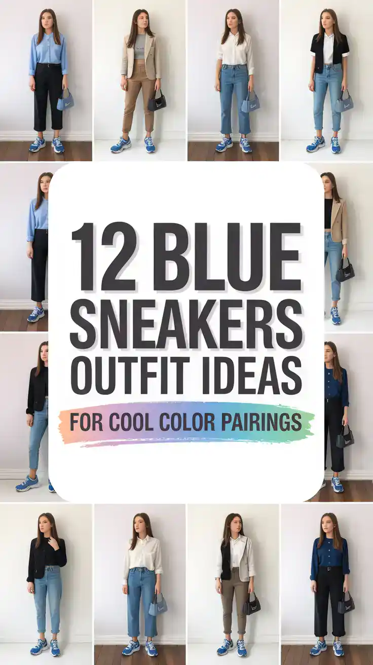 Blue Sneakers Outfit