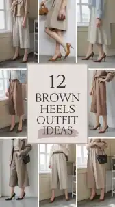 Brown Heels Outfit
