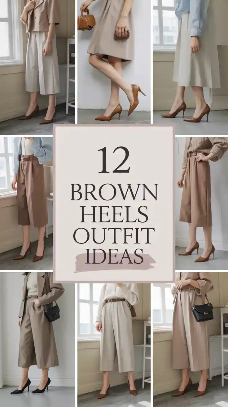 Brown Heels Outfit