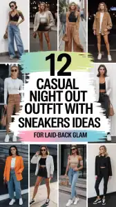 Casual Night Out Outfit With Sneakers