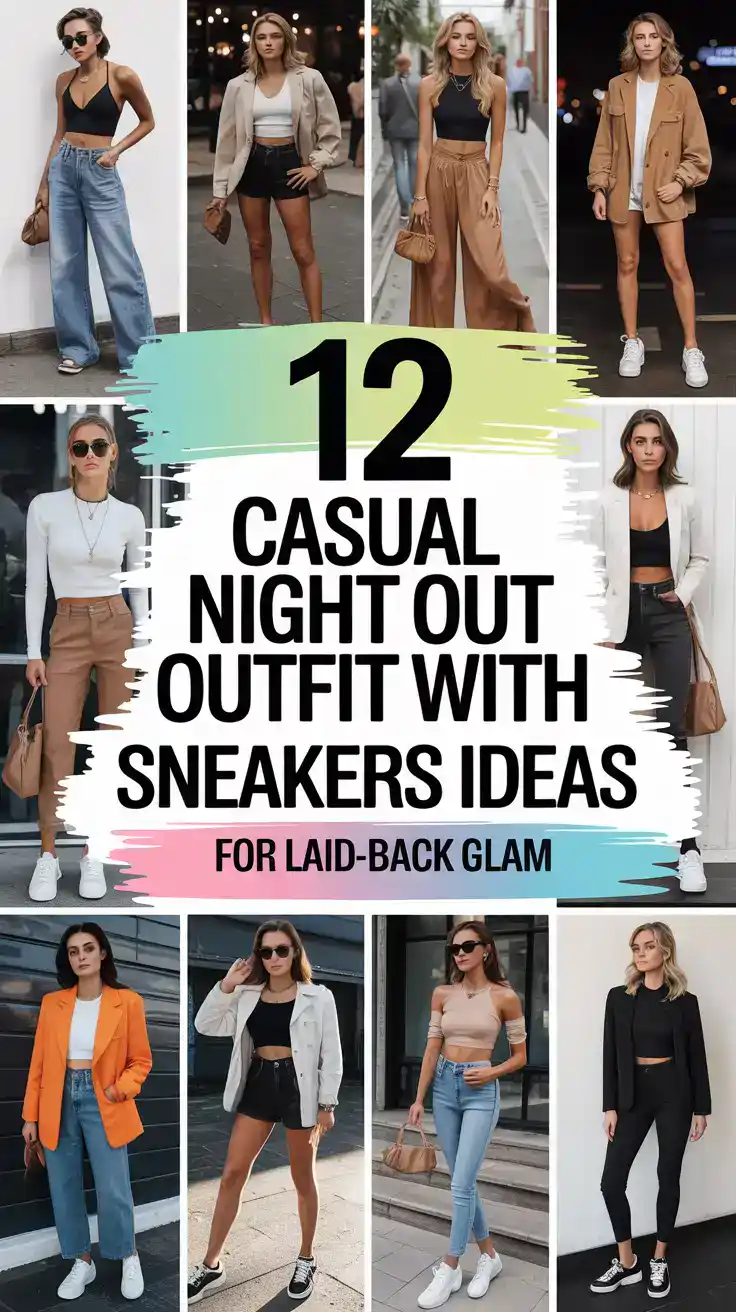 Casual Night Out Outfit With Sneakers