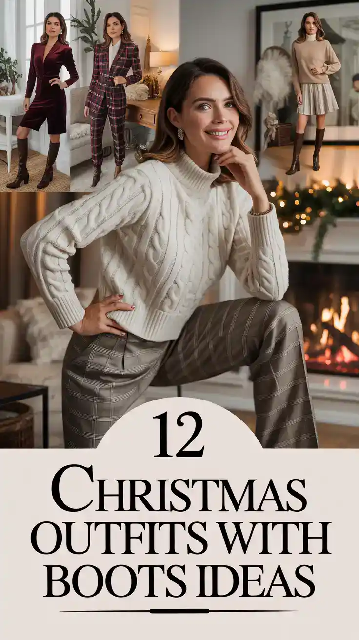 Christmas Outfits With Boots
