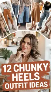 Chunky Heels Outfit