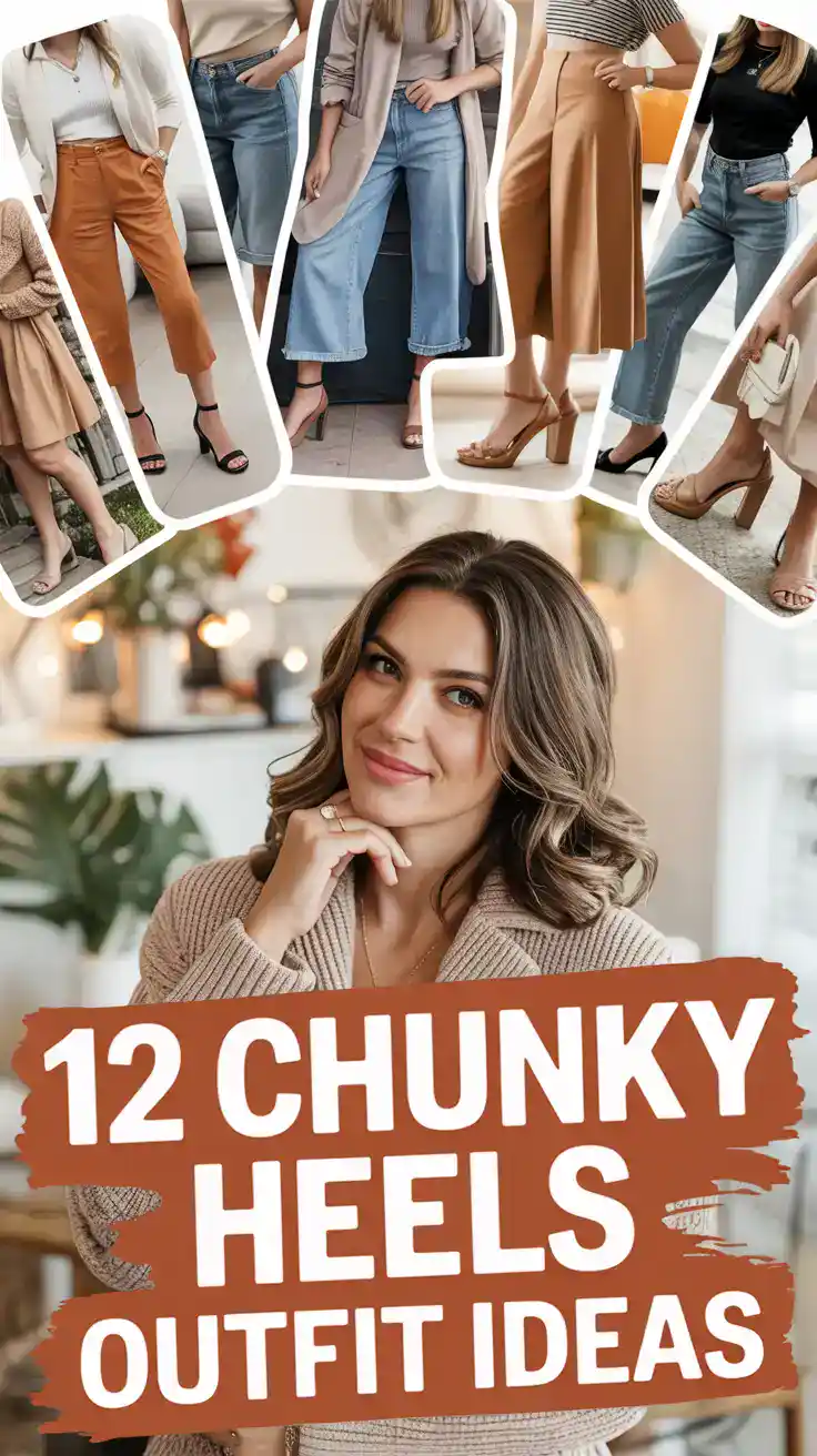 Chunky Heels Outfit