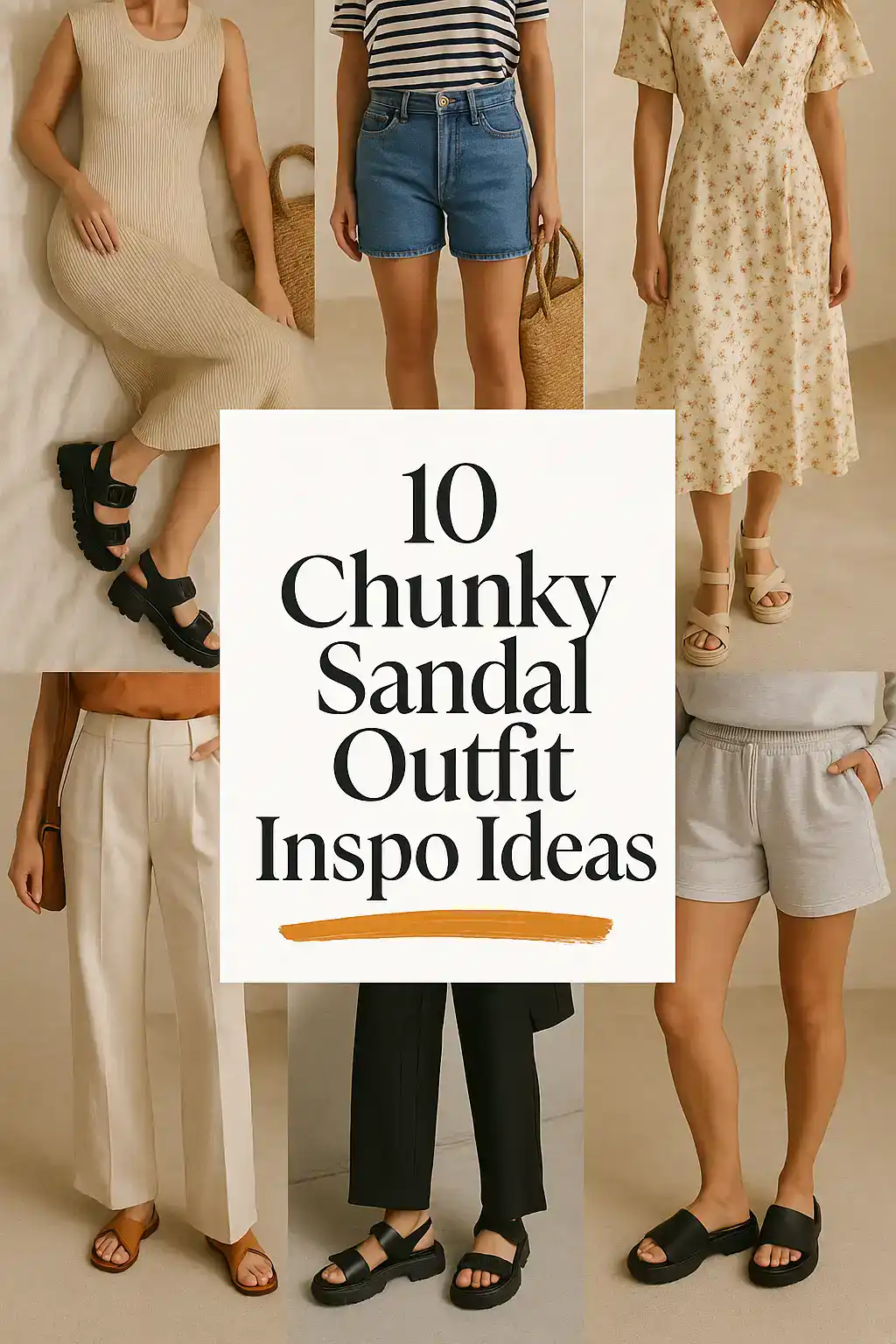 Chunky Sandal Outfit