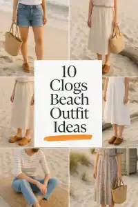 Clogs Beach Outfit Ideas