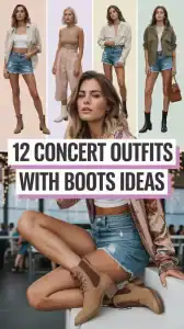 Concert Outfits With Boots