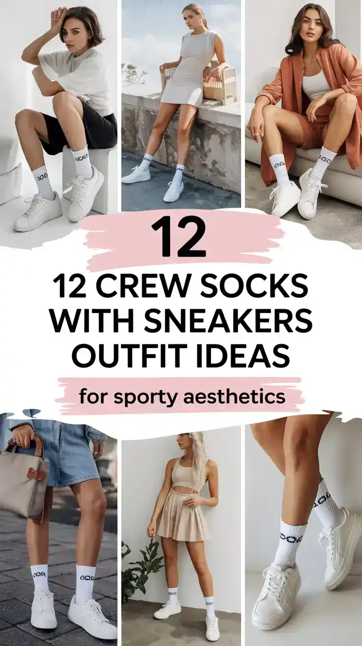 Crew Socks with Sneakers