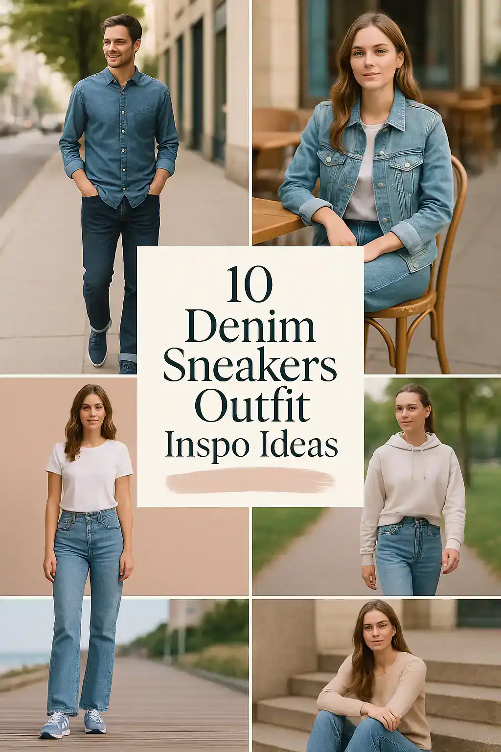 Denim Sneakers Outfit