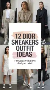 Dior Sneakers Outfit