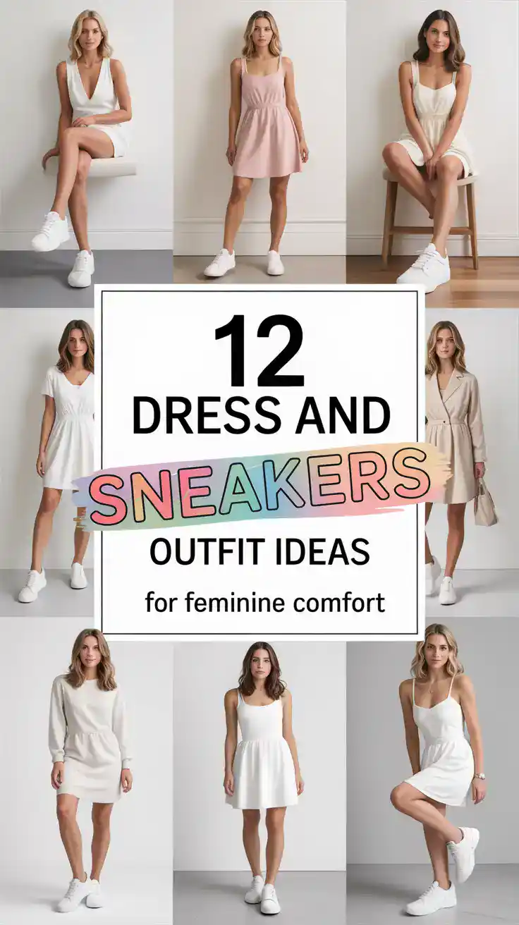 Dress and Sneakers Outfit