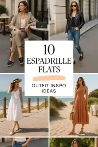 Espadrille Flat Outfit
