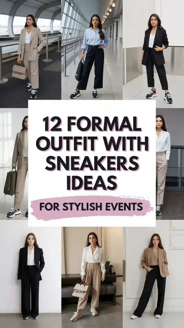 Formal Outfit With Sneakers