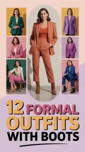 Formal Outfits With Boots