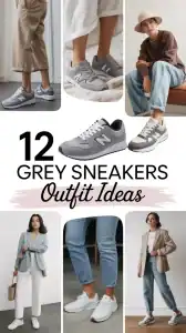 Grey Sneakers Outfit