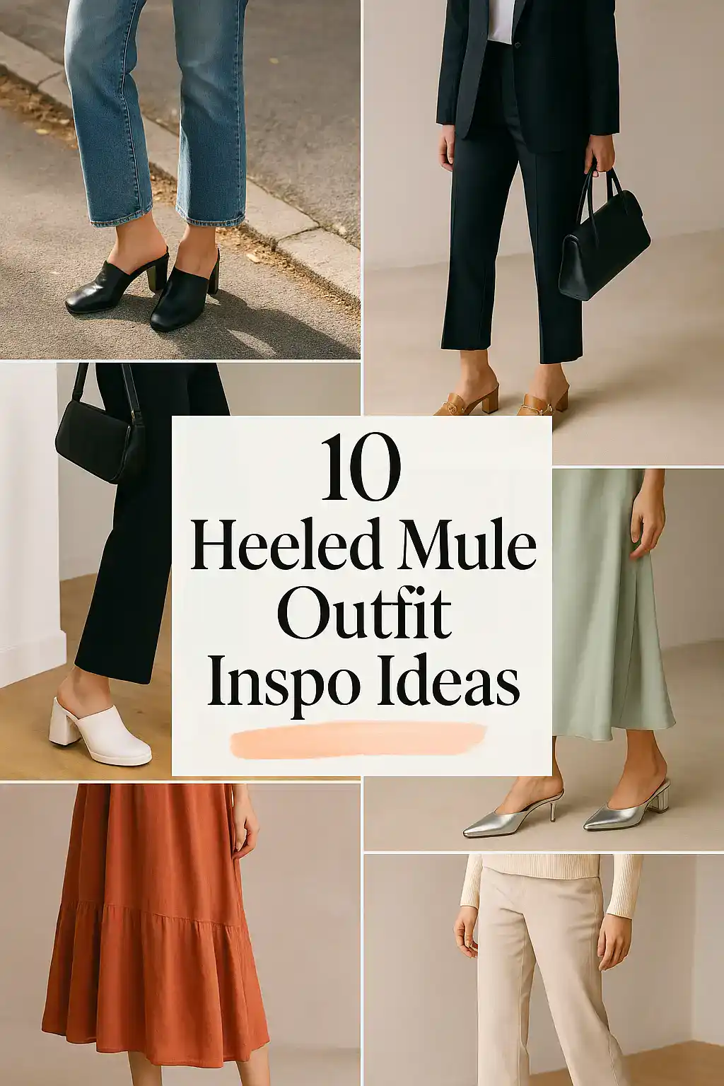 Heeled Mule Outfit