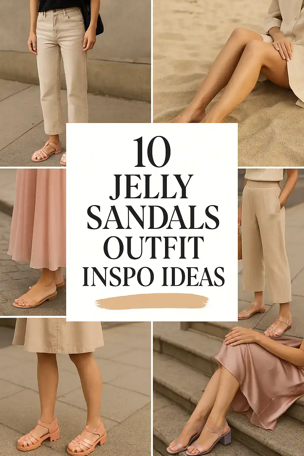 Jelly Sandals Outfit
