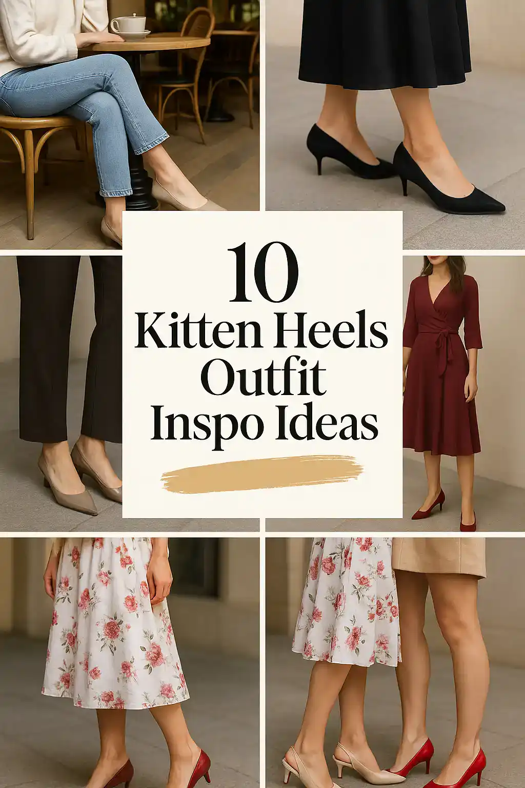 Kitten Heels Outfit