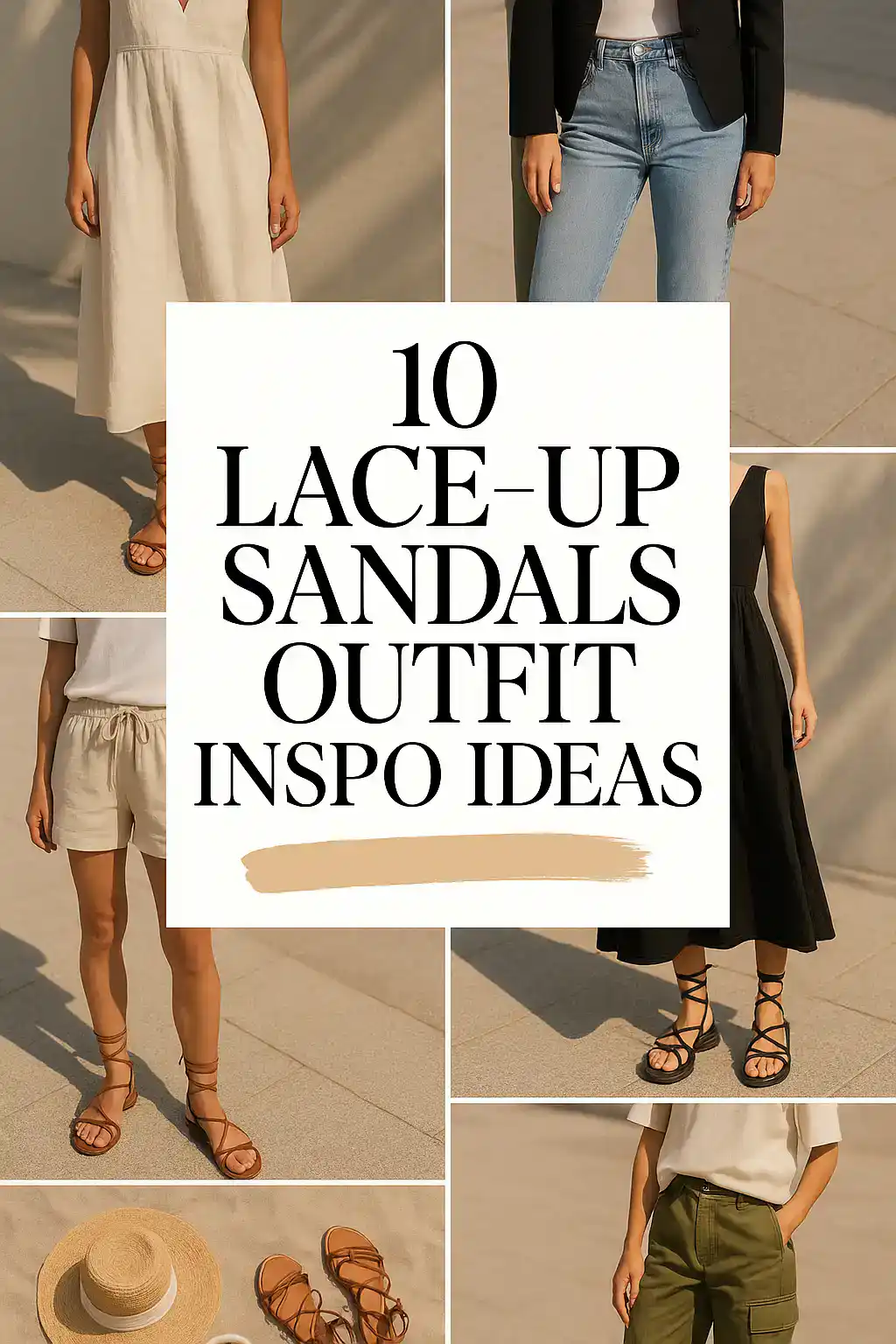 Lace-Up Sandal Outfit