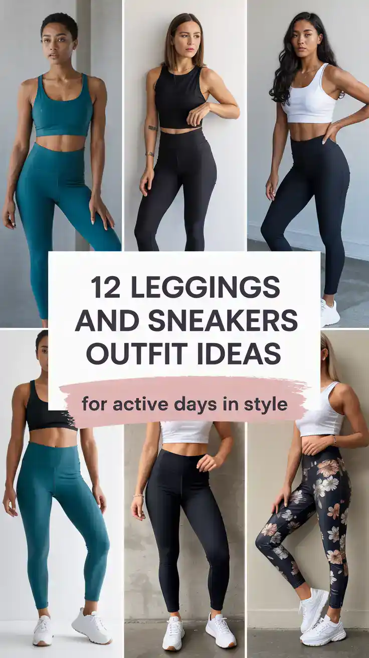 Leggings and Sneakers Outfit