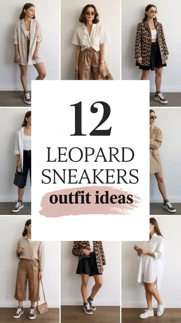 Leopard Sneakers Outfit