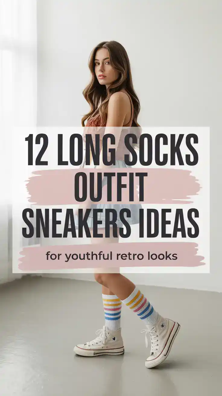 Long Socks Outfit Sneakers